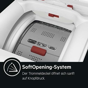 AEG L6TB40260 Waschmaschine Toplader / 6,0 kg / Mengenautomatik / Nachlegefunktion / Kindersicherung / Wasserstopp / 1200 U/min - 3