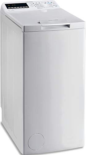 Privileg PWT E71253P N (DE) Toplader Waschmaschine / 7 kg / 1152 UpM/Soft-Opening/Kurz 45‘/Startzeitvorwahl/Wolle-Programm/Wasserschutz/Bügelleicht-Option/Kindersicherung Weiß - 1